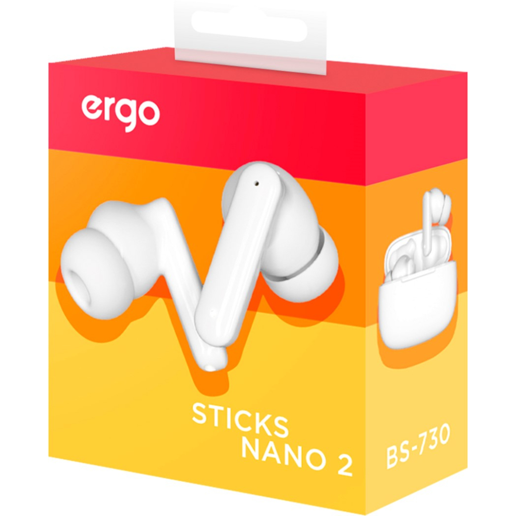 Навушники Ergo BS-730 Sticks Nano 2 White (BS-730W) - зображення 9