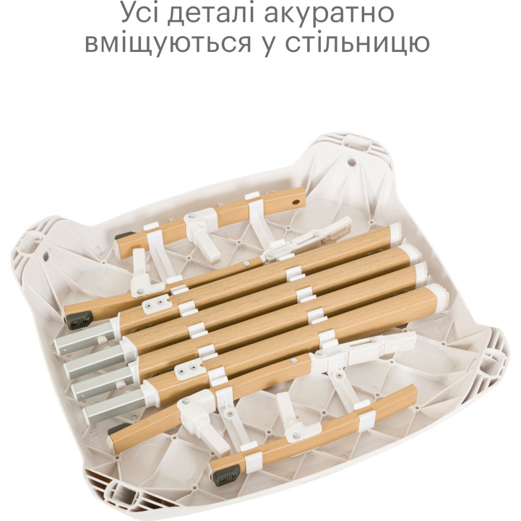 Стілець для годування Tutti Bambini 7 в 1 Nova білий (611010/3511) - изображение 6