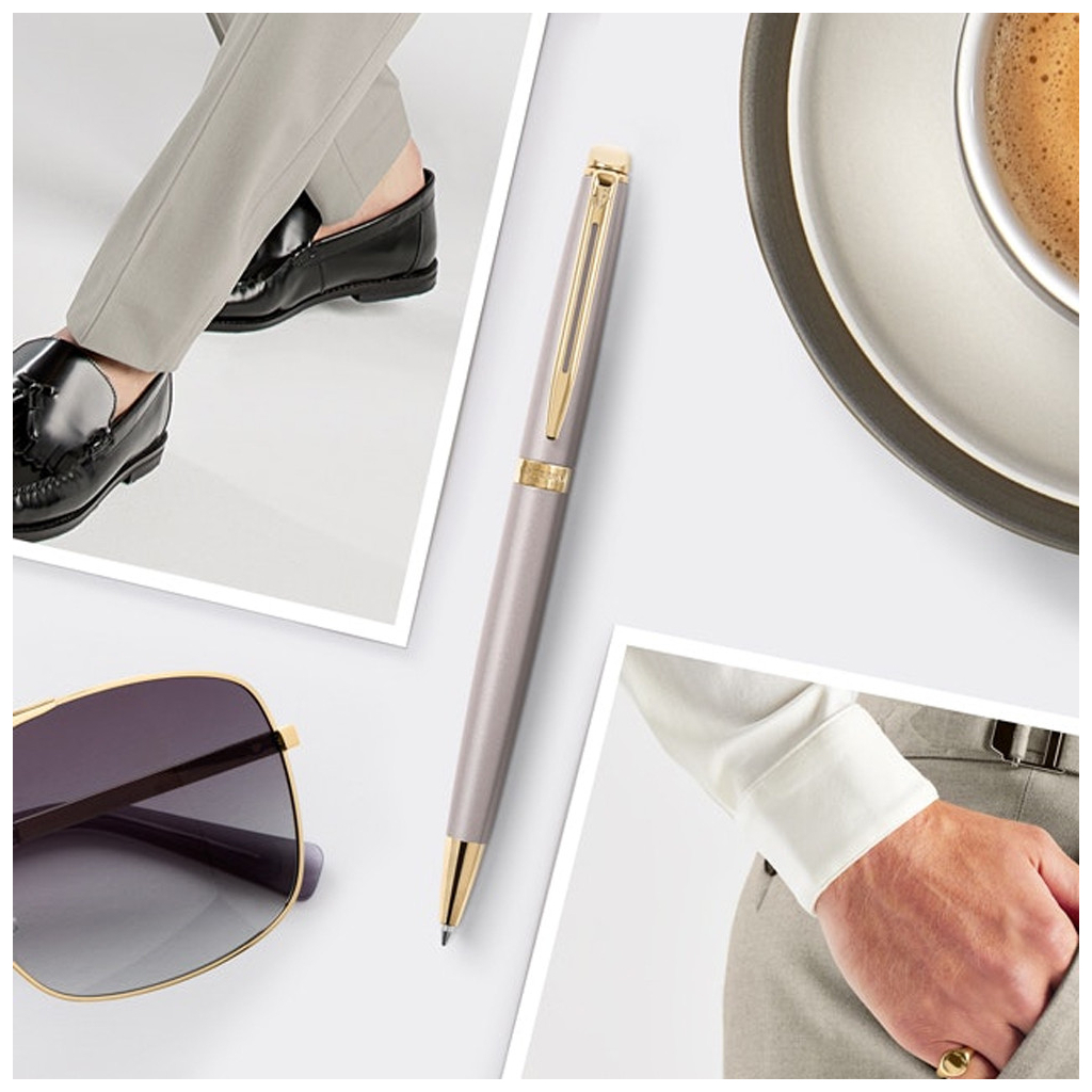 Ручка кулькова Waterman HEMISPHERE Metallic Stone Grey GT BP (22 091) - зображення 4