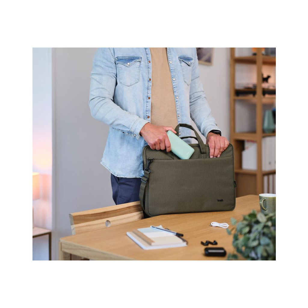 Батарея універсальна Trust 20000mAh Redoh, USB-A/2хUSB-C, 18W, QC 3.0, PD, green (25035_TRUST) - зображення 4