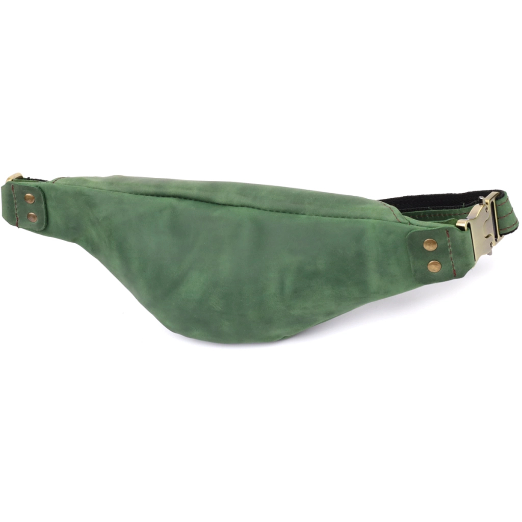 Сумка Shvigel З натуральної шкіри Зелена (23133) - зображення 2