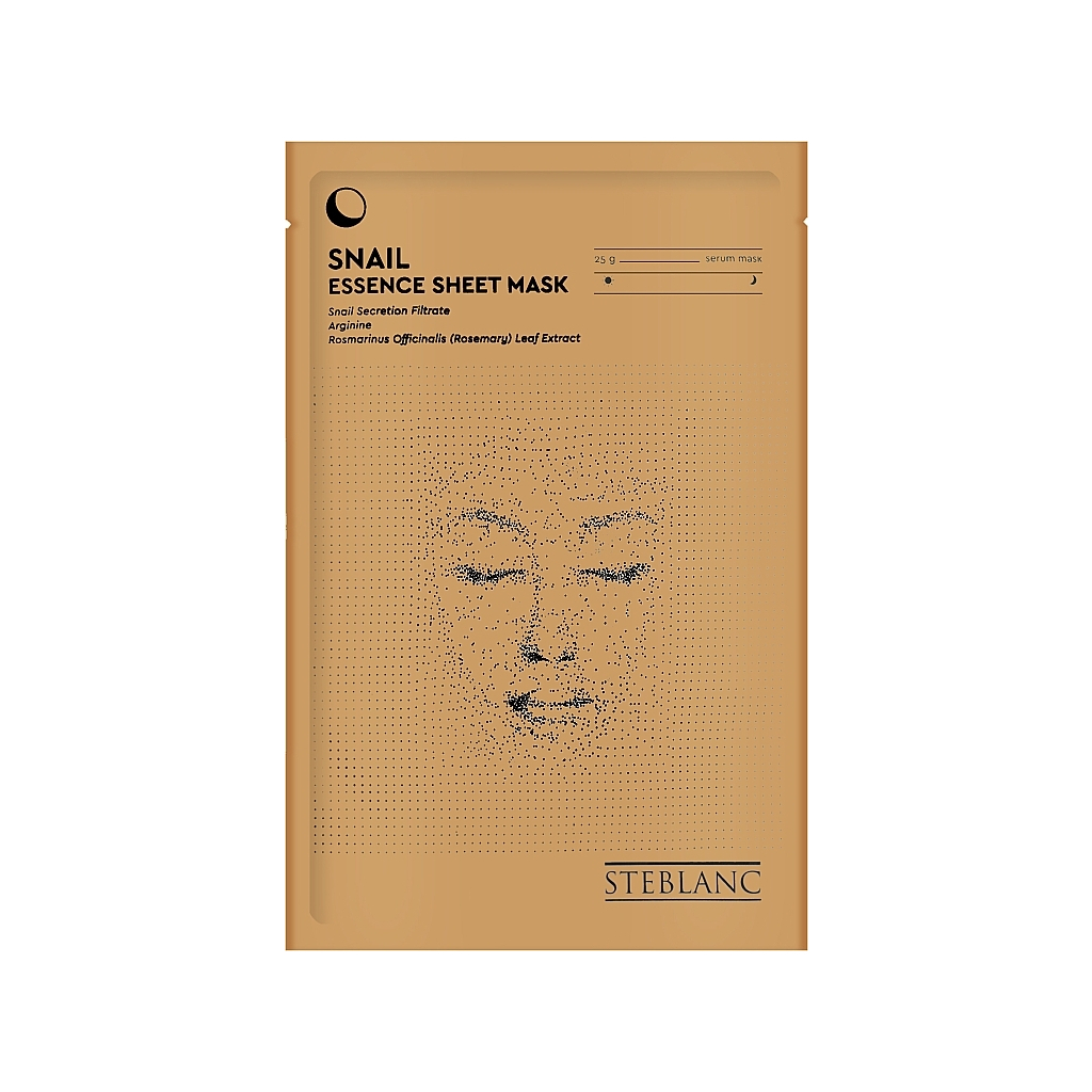Маска для обличчя Steblanc Snail Essence Sheet Mask 25 г (8809663753375) - зображення 1