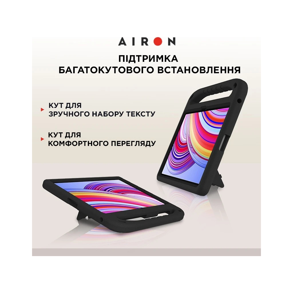 Чохол до планшета AirOn EVA Premium Xiaomi Redmi Pad Pro / Xiaomi Poco Pad 12.1" black (4822352781134) - зображення 5