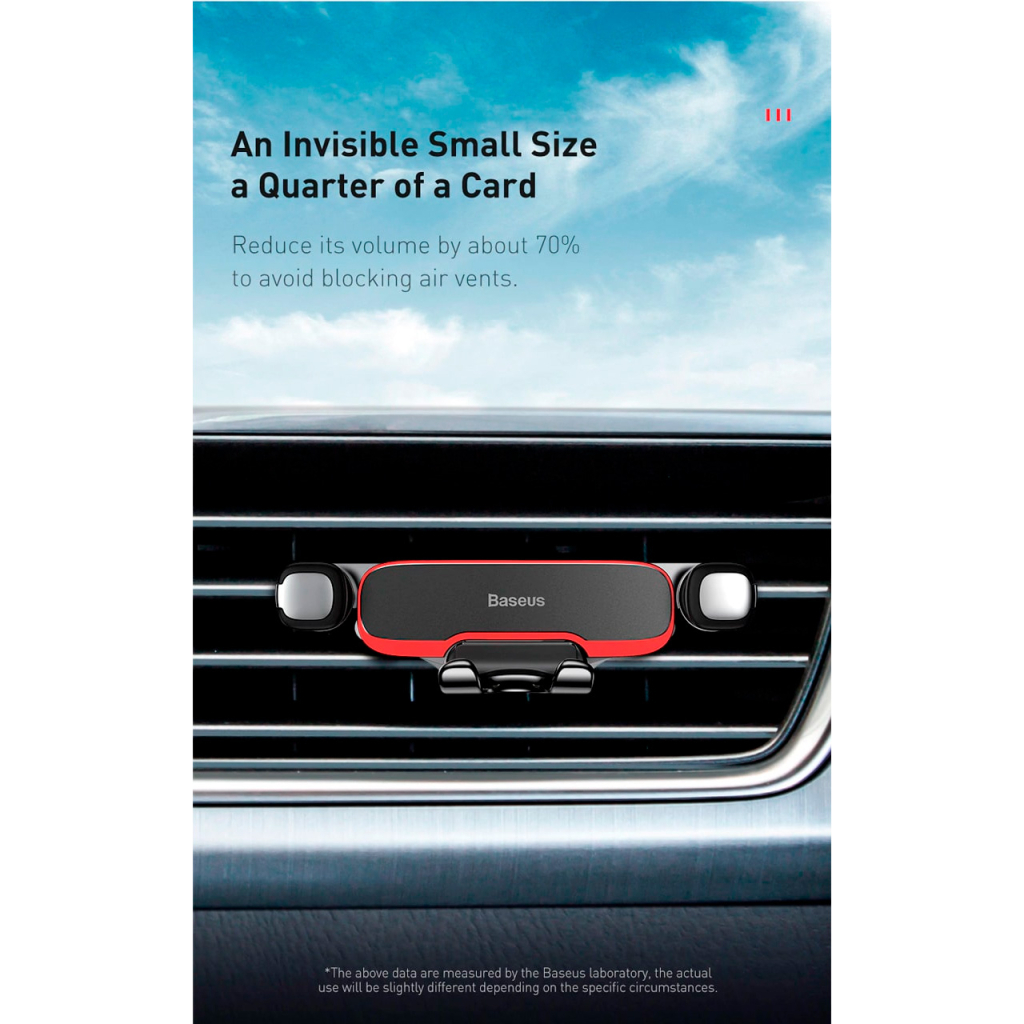 Універсальний автотримач Baseus Mr Hui Gravity Car Mount Black (SUYL-HU01) - зображення 11