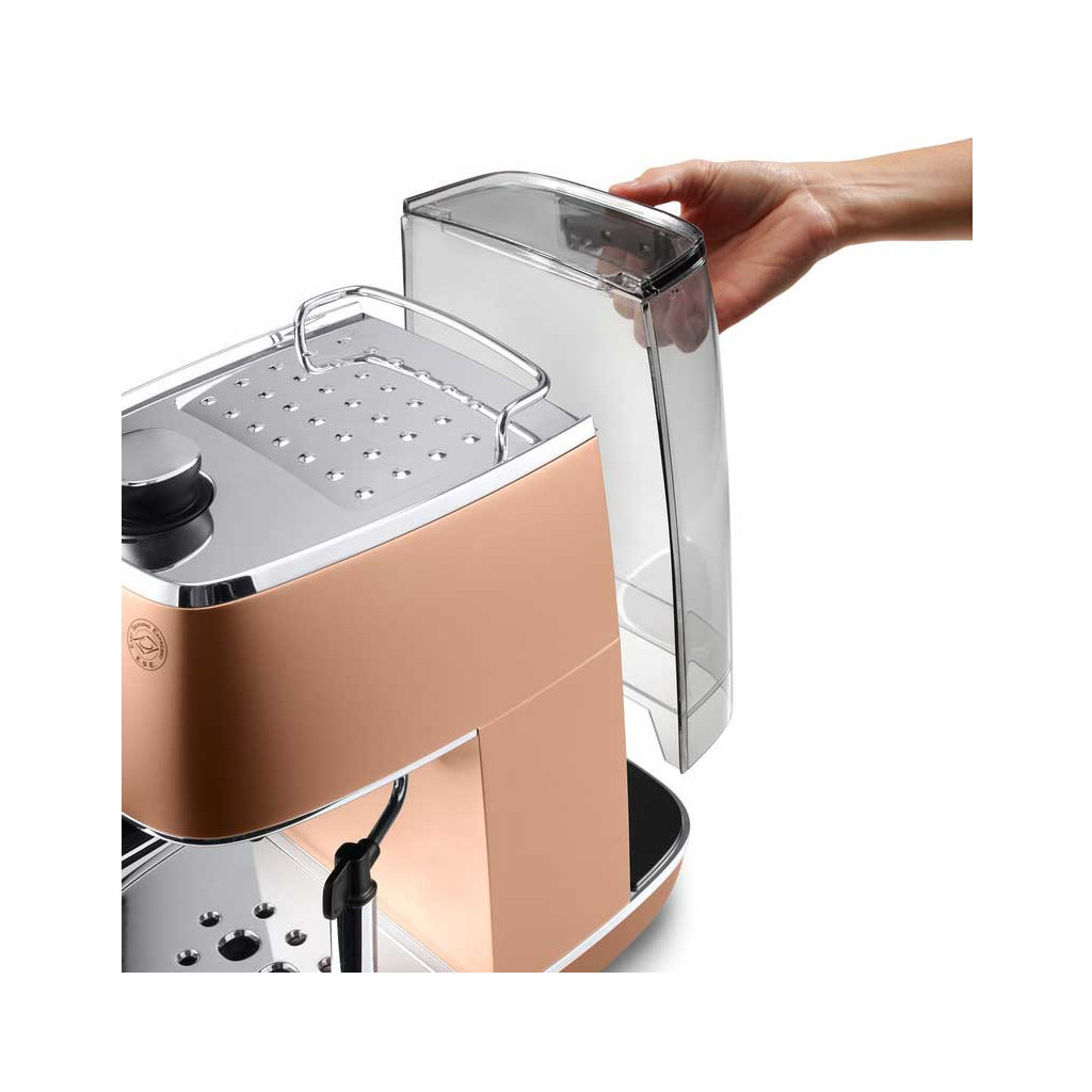 Ріжкова кавоварка еспресо DeLonghi ECI 341 CP (ECI341CP) - зображення 5