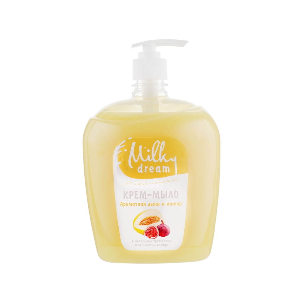 Рідке мило Milky Dream Ароматна диня та інжир з дозатором 1000 мл (4820205300394) - зображення 1