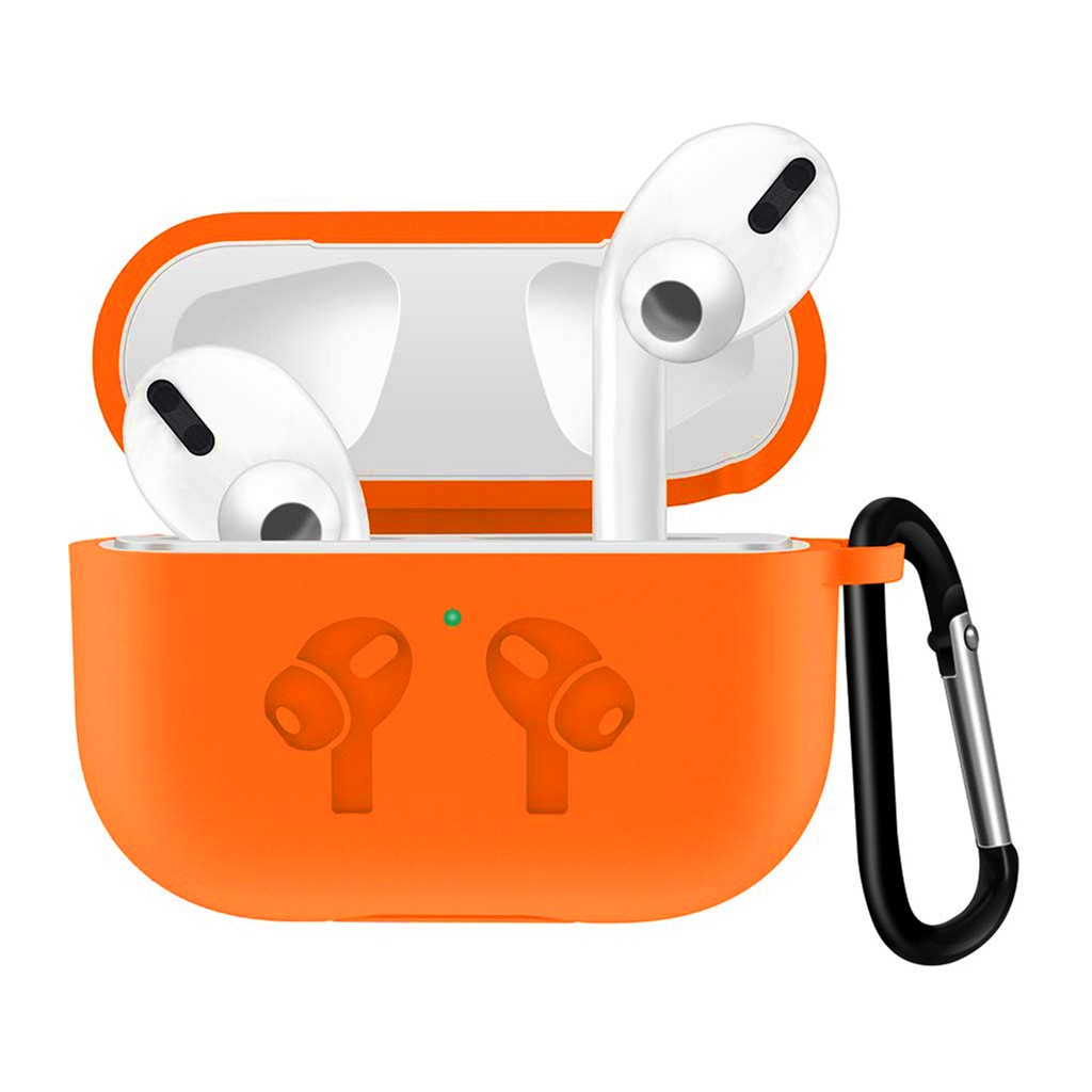 Чохол для навушників BeCover Silicon Protection для Apple AirPods Pro Orange (704500) - зображення 1