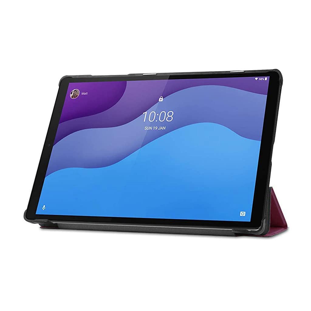 Чохол до планшета BeCover Smart Case Lenovo Tab M10 TB-X306F HD (2nd Gen) Red Wine (705974) - зображення 4