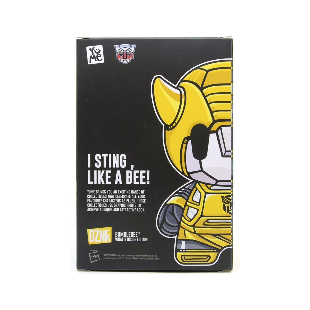 М'яка іграшка YUME колекційна Transformers - Bumble Bee м'яконабивна (19310) - зображення 8