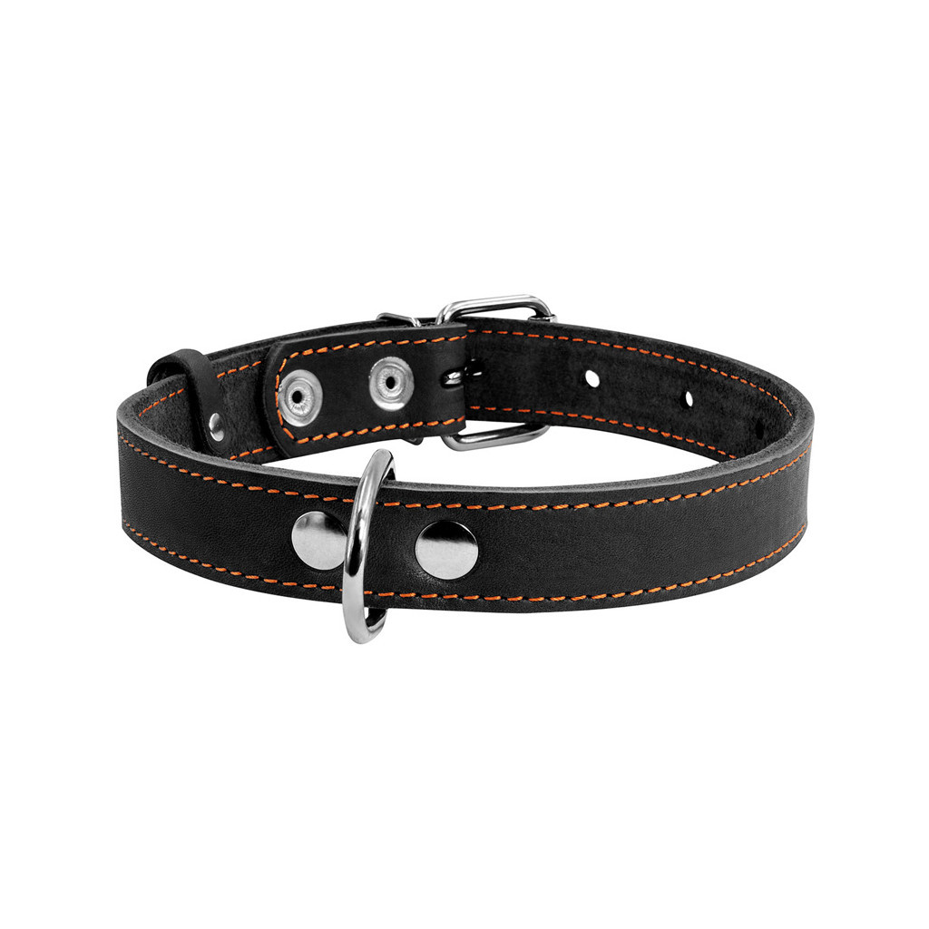 Нашийник для тварин Collar одинарний Ш 35 мм Д 48-63 см чорний (02731) - зображення 2