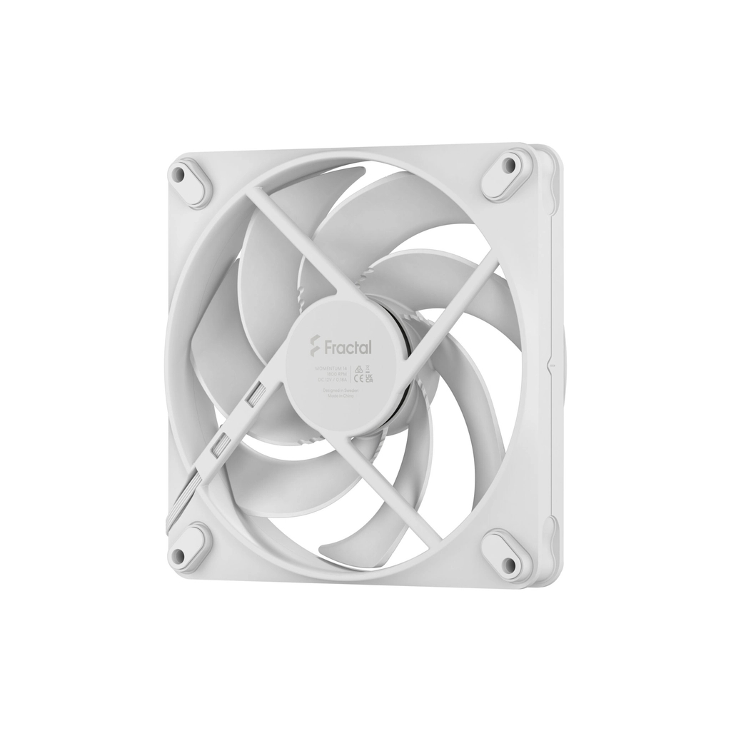 Кулер до корпусу Fractal Design Momentum 14 White (FD-F-MO1-1402) - зображення 5