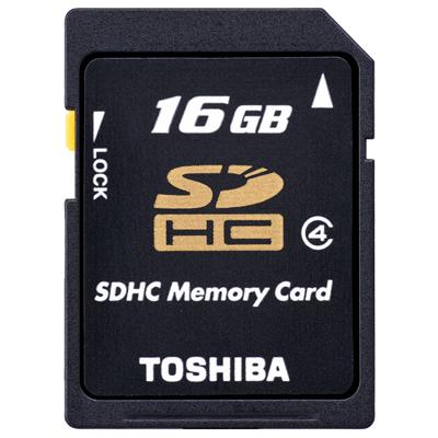 Карта пам'яті Toshiba 16Gb SDHC class 4 (SD-K16GJ(BL5) - зображення 1