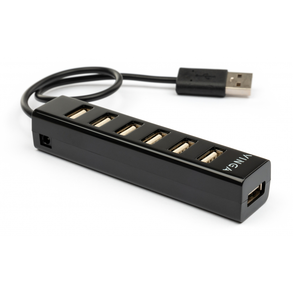 Концентратор Vinga USB2.0 to 7*USB2.0 HUB (VHA2A7) - зображення 3