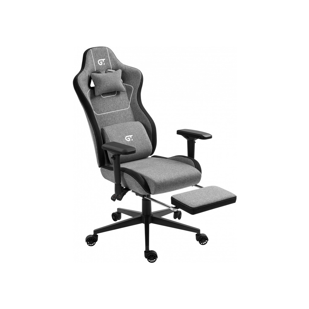 Крісло ігрове GT Racer X-2305 Gray/Black (X-2305 Fabric Gray/Black) - зображення 5