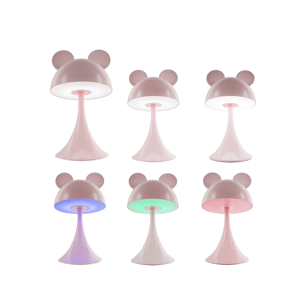 Нічник Kite Світильник LED з акумулятором Simple Mouse, рожевий (K25-317-2-2) - зображення 4