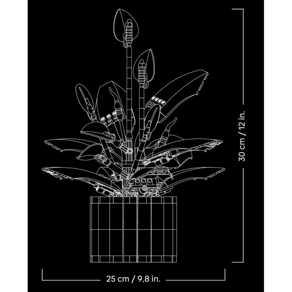 Конструктор LEGO Botanicals Спатифілум (11504) - зображення 6