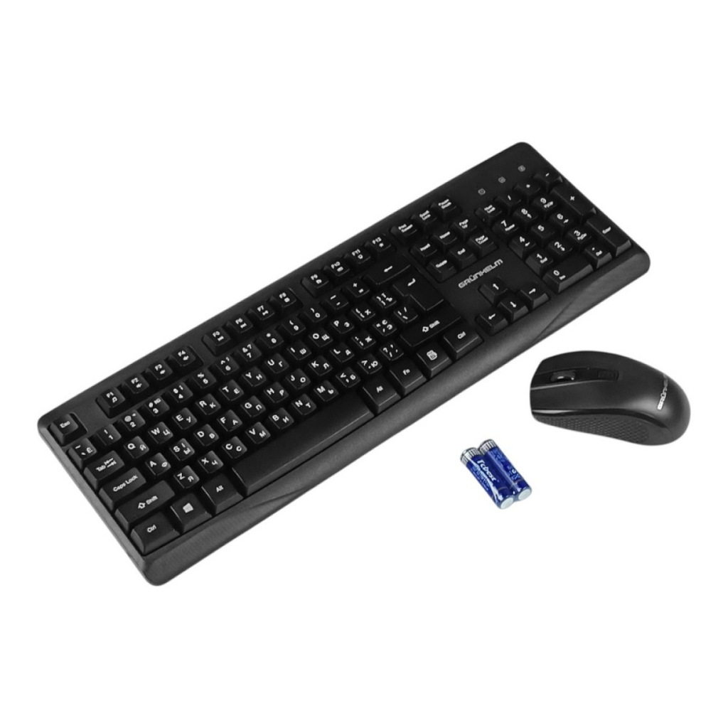 Комплект Grunhelm KBM-4810WL Wireless UA Black (126877) - зображення 3