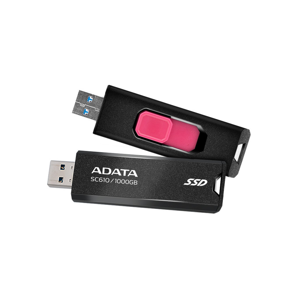 Накопичувач SSD USB 3.2 1TB SD610 ADATA (SC610-1000G-CBK/RD) - изображение 5