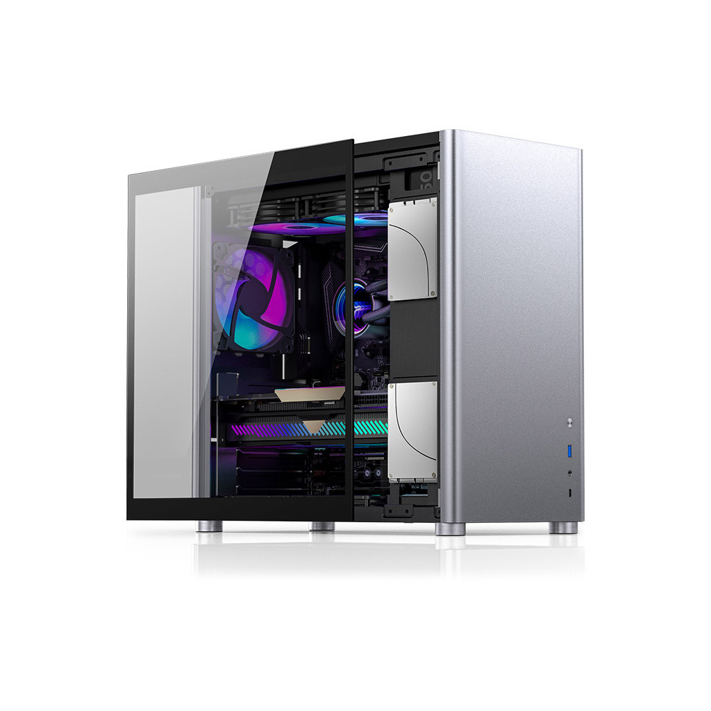 Корпус JONSBO D40 Silver - зображення 11