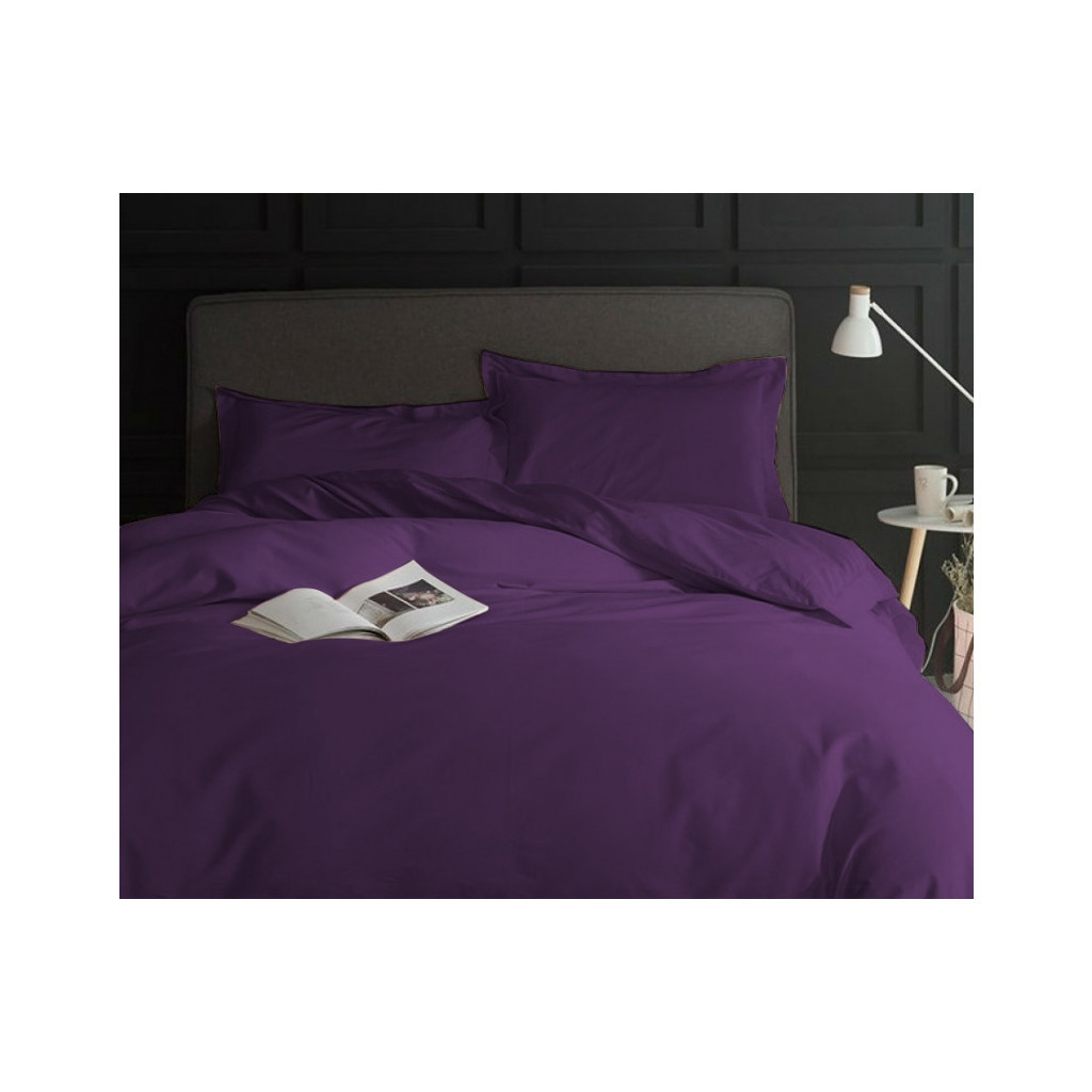 Постільна білизна MirSon Сатин 0846 Lilac 220х240 King Size (2200002025867) - зображення 1