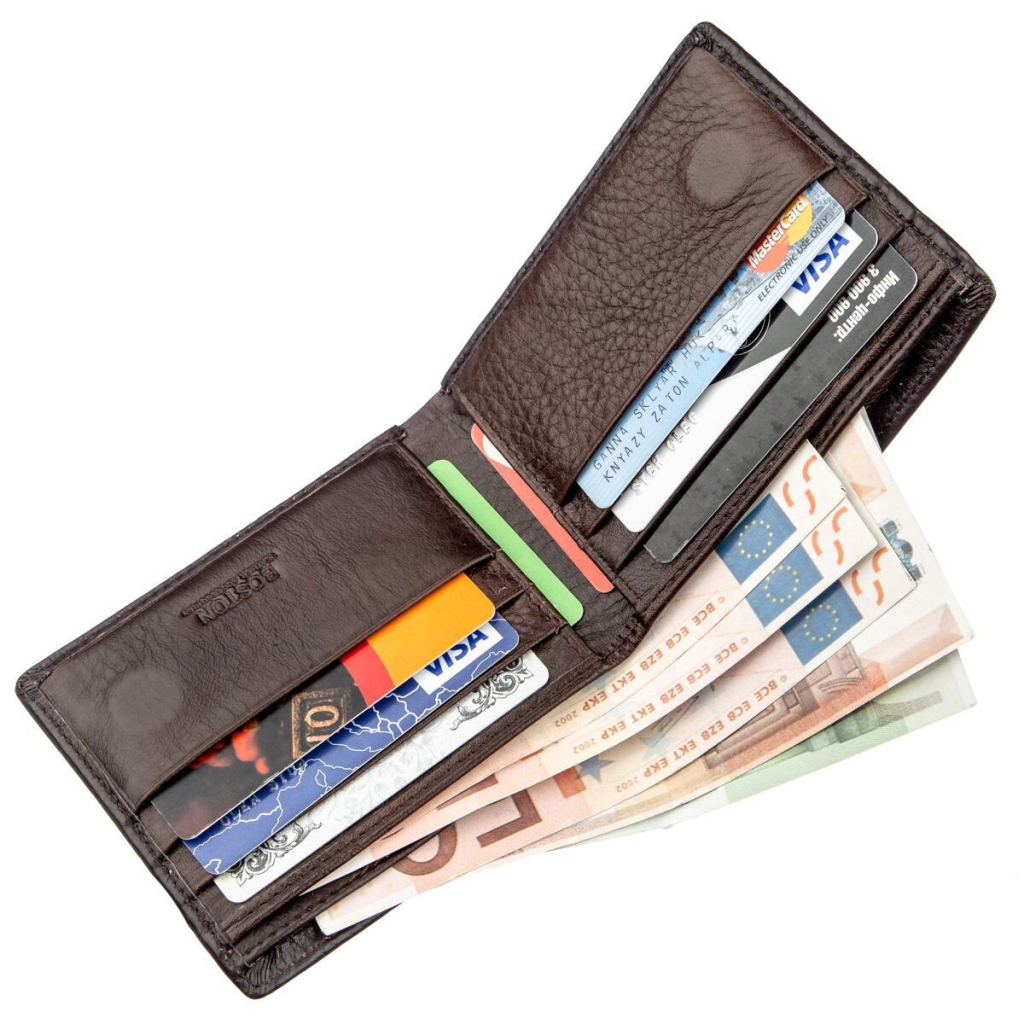 Гаманець Boston Шкіряний Коричневий (18829) - зображення 6