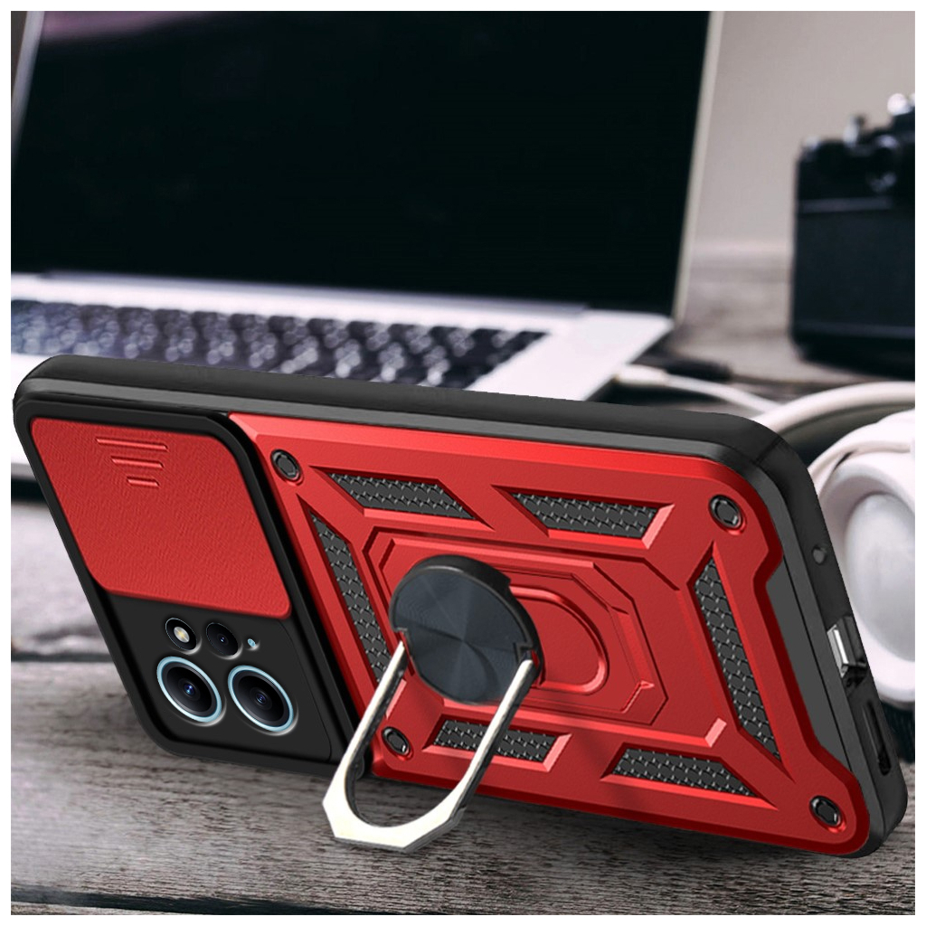 Чохол до мобільного телефона BeCover Military Xiaomi Redmi Note 12 4G Red (709158) - зображення 4