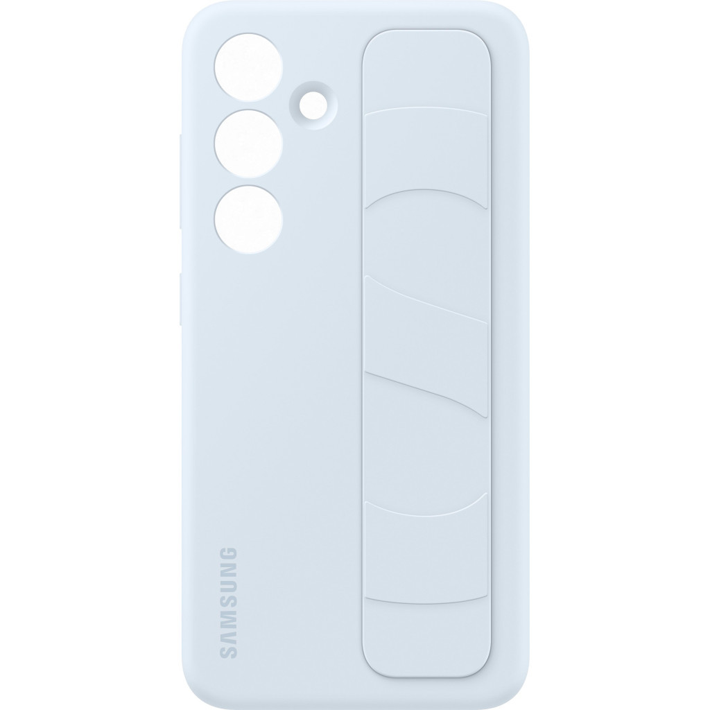 Чохол до мобільного телефона Samsung Galaxy S24 (S921) Standing Grip Case Light Blue (EF-GS921CLEGWW) - зображення 5