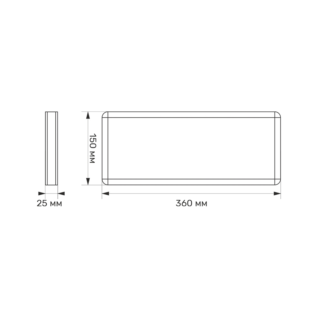 Світильник TITANUM LED аварійний ВИХІД односторонній 230V (TL-EM101-S) - изображение 2