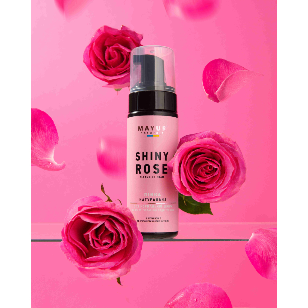 Пінка для вмивання Mayur для нормальної шкіри Троянда 150 мл (4820189560661) - зображення 2
