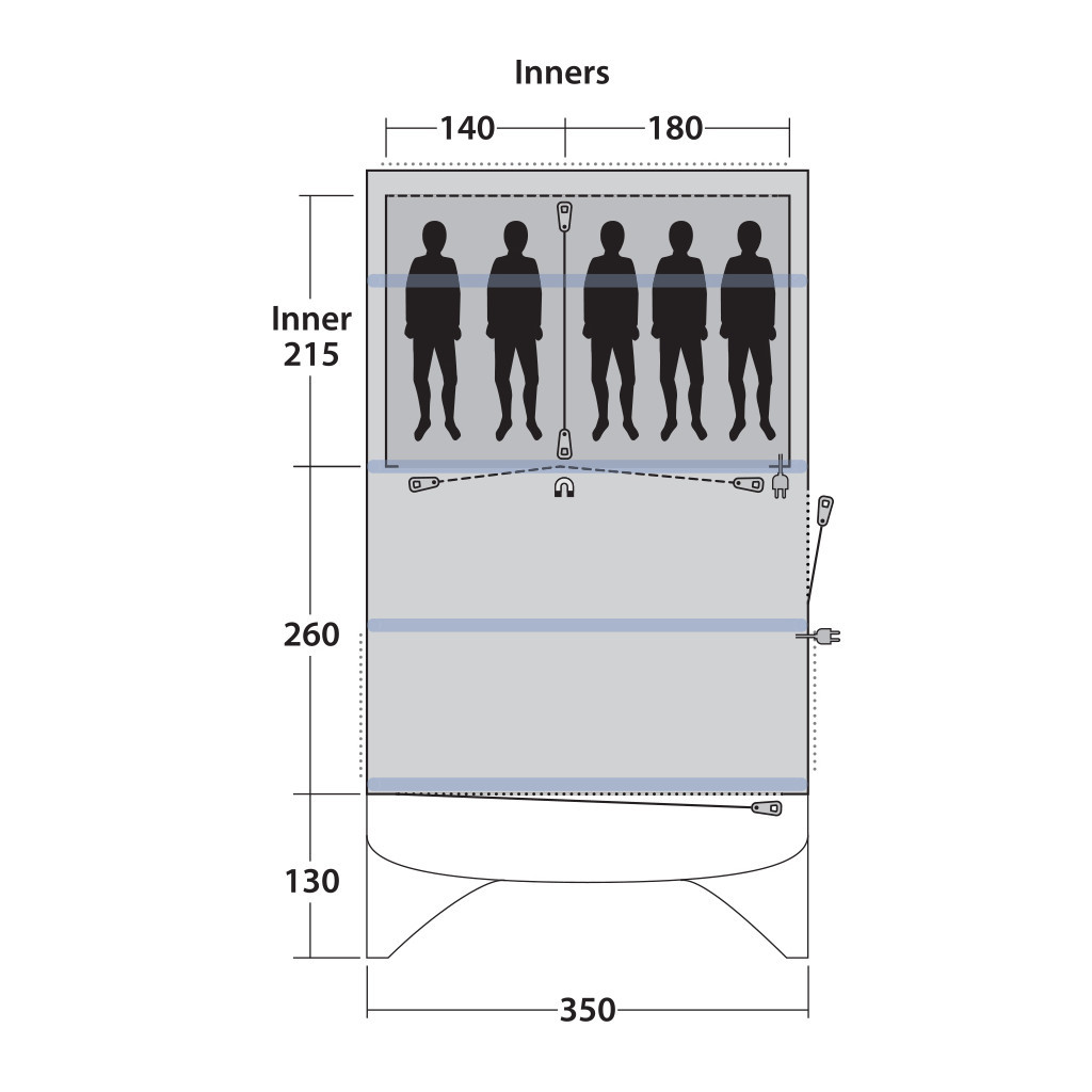 Намет Outwell Avondale 5PA Green (928817) - зображення 9