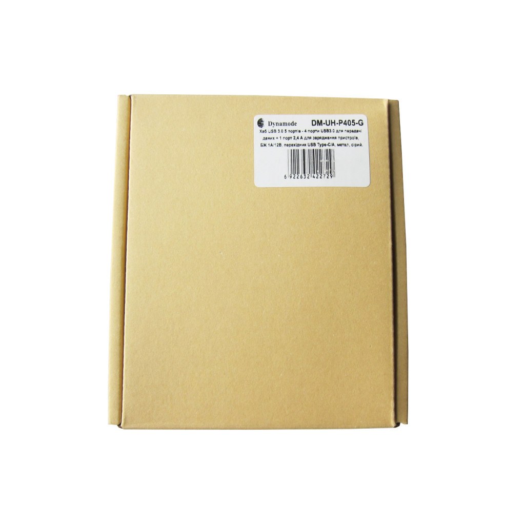 Концентратор Dynamode 5 ports USB3.0 to 4*USB3.0+2.4А Power Adapter 2.5A/12V (DM-UH-P405-G) - изображение 11