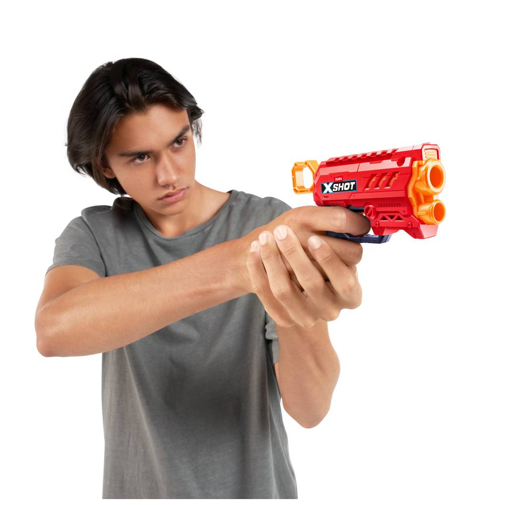 Іграшкова зброя Zuru X-Shot Швидкострільний бластер Excel Micro 2.0 Color Card (8 патронів) (36726TQ1R) - изображение 3