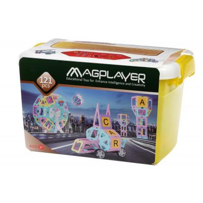 Конструктор Magplayer магнітний набір бокс 121 ел. (MPT2-121) - зображення 1