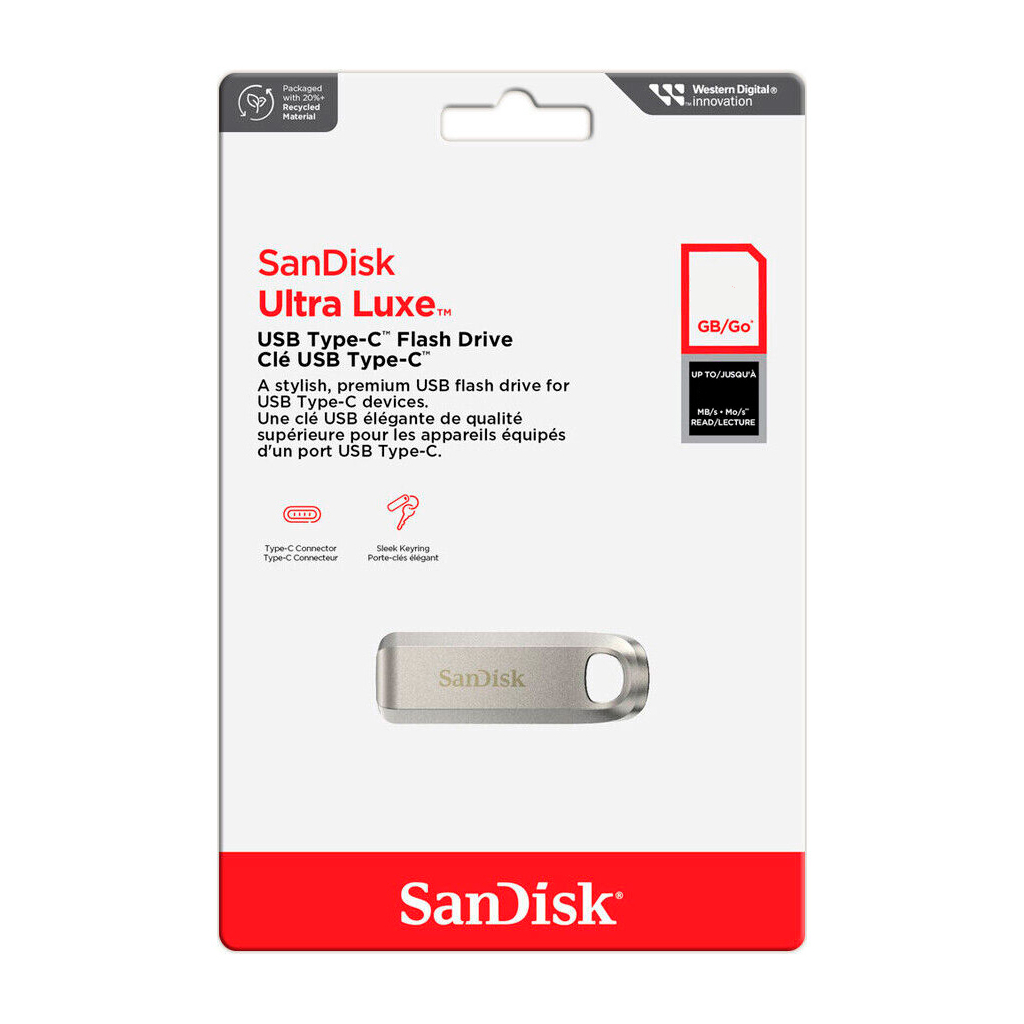 USB флеш накопичувач SanDisk 32GB Ultra Luxe Type-C USB 3.2 (SDCZ75-032G-G46) - зображення 5