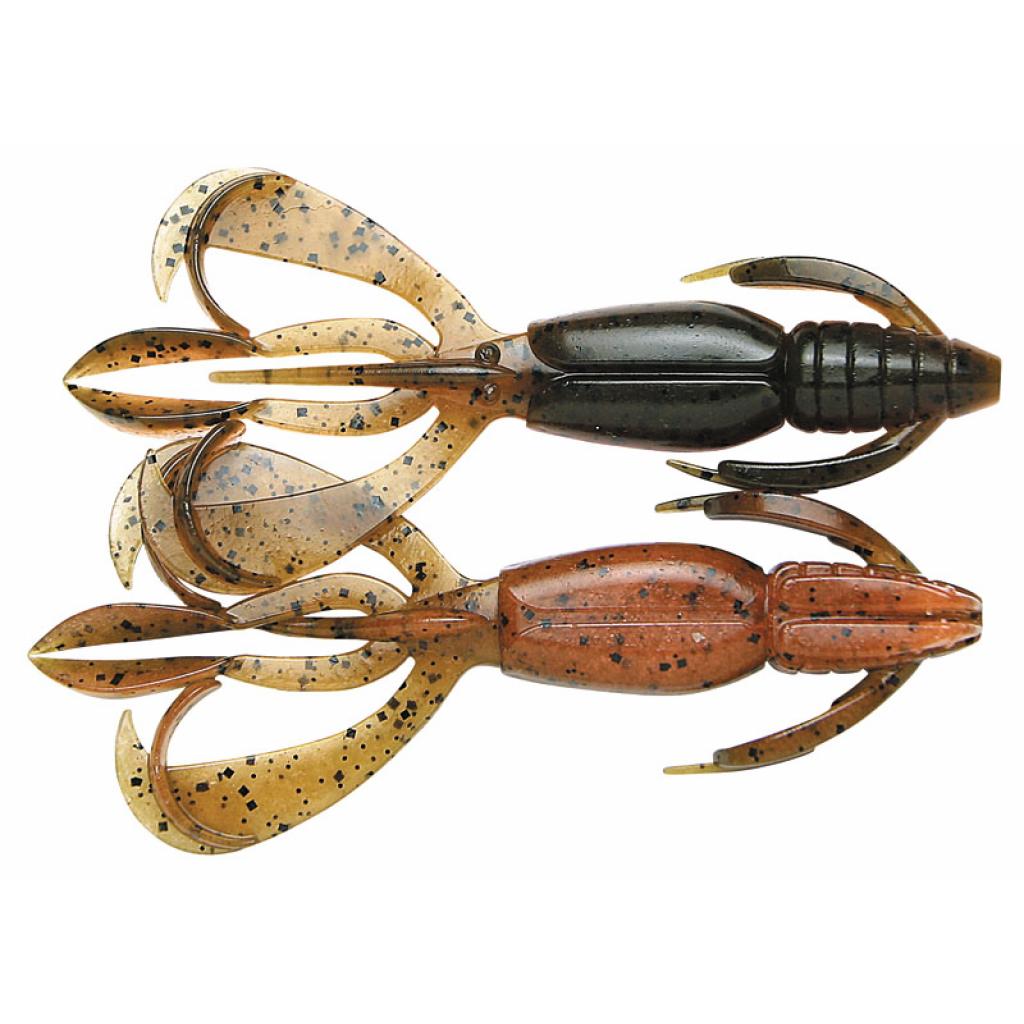 Силікон рибальський Keitech Crazy Flapper 3.6" 438 Green Pumpkin Fire (1551.04.16) - зображення 1