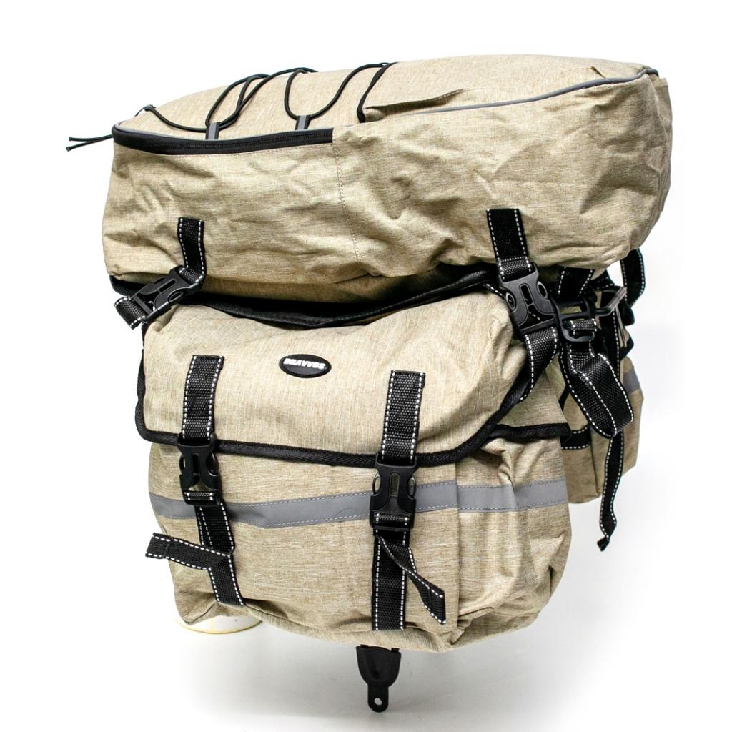 Велосумка на багажник Bravvos 43x29x10 cm "штани" F-091 (BIB-026) - зображення 4