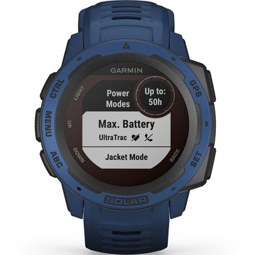 Смарт-годинник Garmin Instinct Solar, Tidal Blue (010-02293-01) - зображення 7