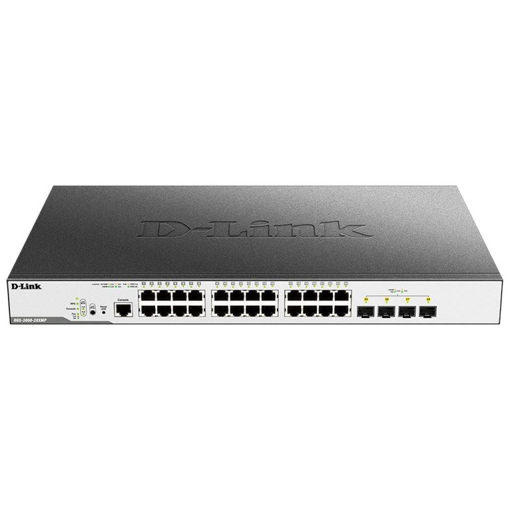 Комутатор мережевий D-Link DGS-3000-28XMP - зображення 1