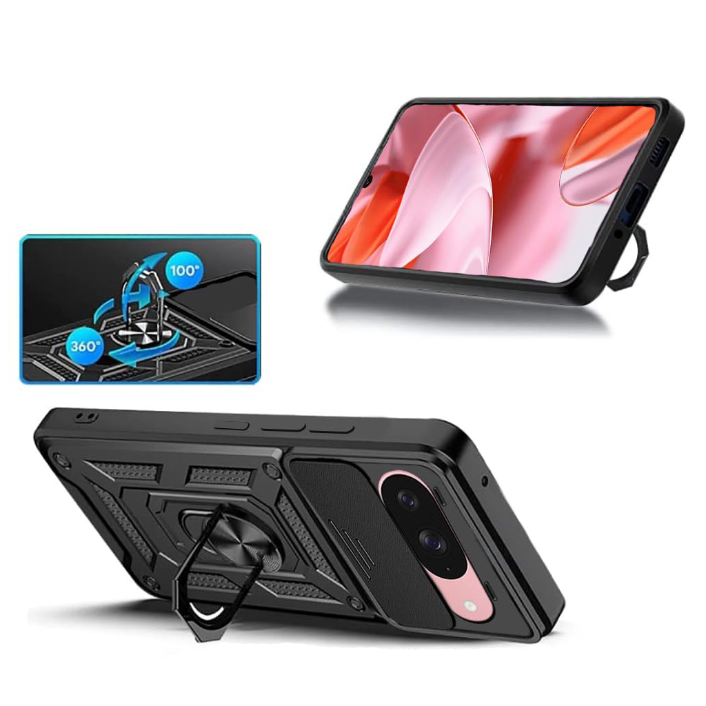 Чохол до мобільного телефона BeCover Military Google Pixel 9 Black (712184) - зображення 2