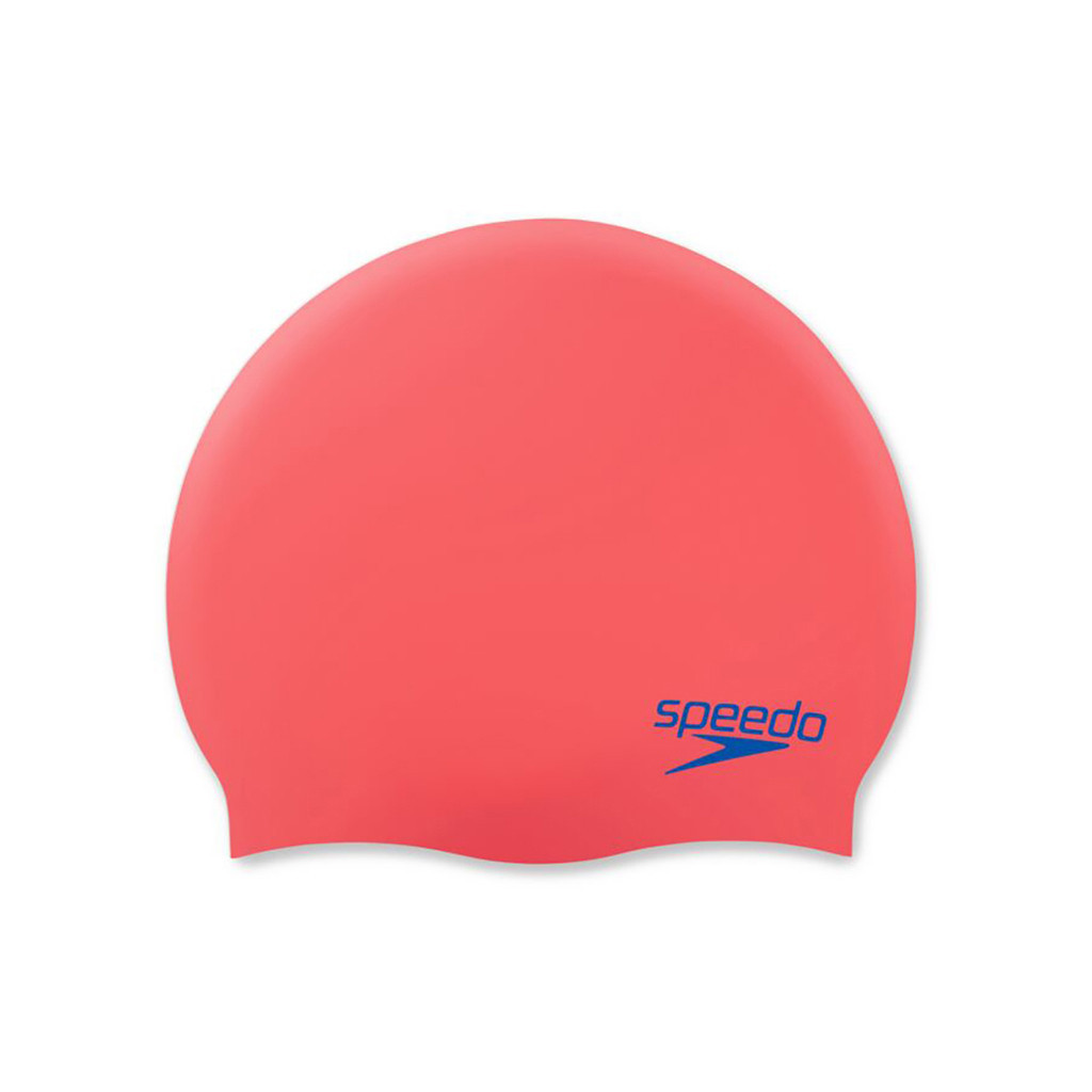 Шапка для плавання Speedo Plain Moud Silc Cap JU червоний, синій 8-70990H200 OSFM (5053744739953) - зображення 1