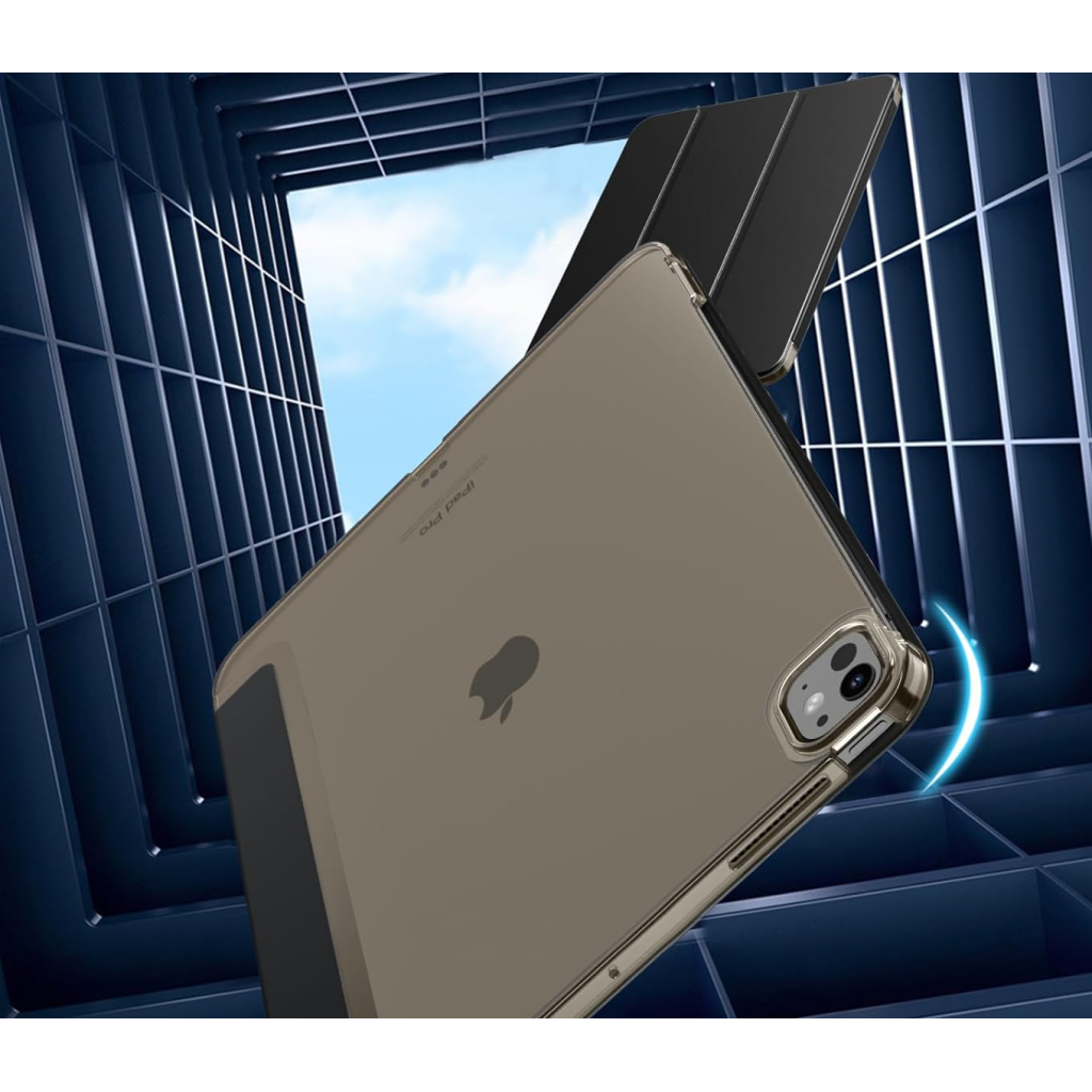 Чохол до планшета BeCover Tri Fold Hard Apple iPad Pro 13" M4 2024 Black (711730) - зображення 4