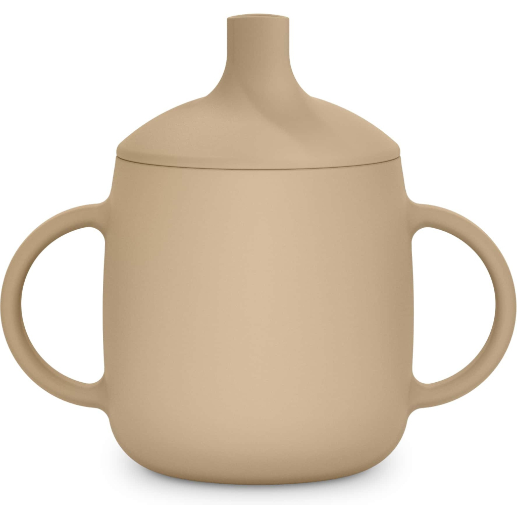 Поїльник-непроливайка Suavinex Colour Essence силіконова 3 в 1 (з носиком та трубочкою), 270 мл, +6 м. , бежева (402898) - зображення 4