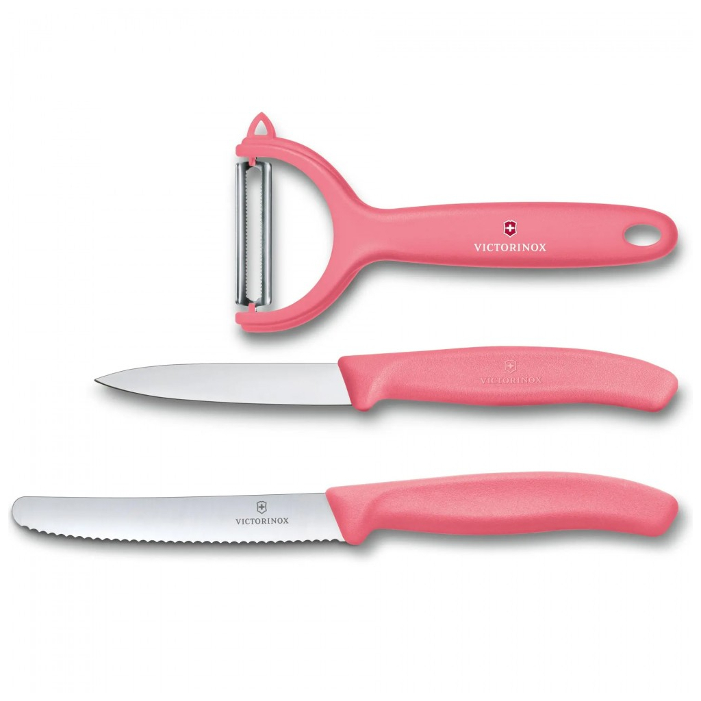 Набір ножів Victorinox Swiss Classic Paring Set 3 шт Tomato and Kiwi Red (6.7116.33L12) - зображення 2