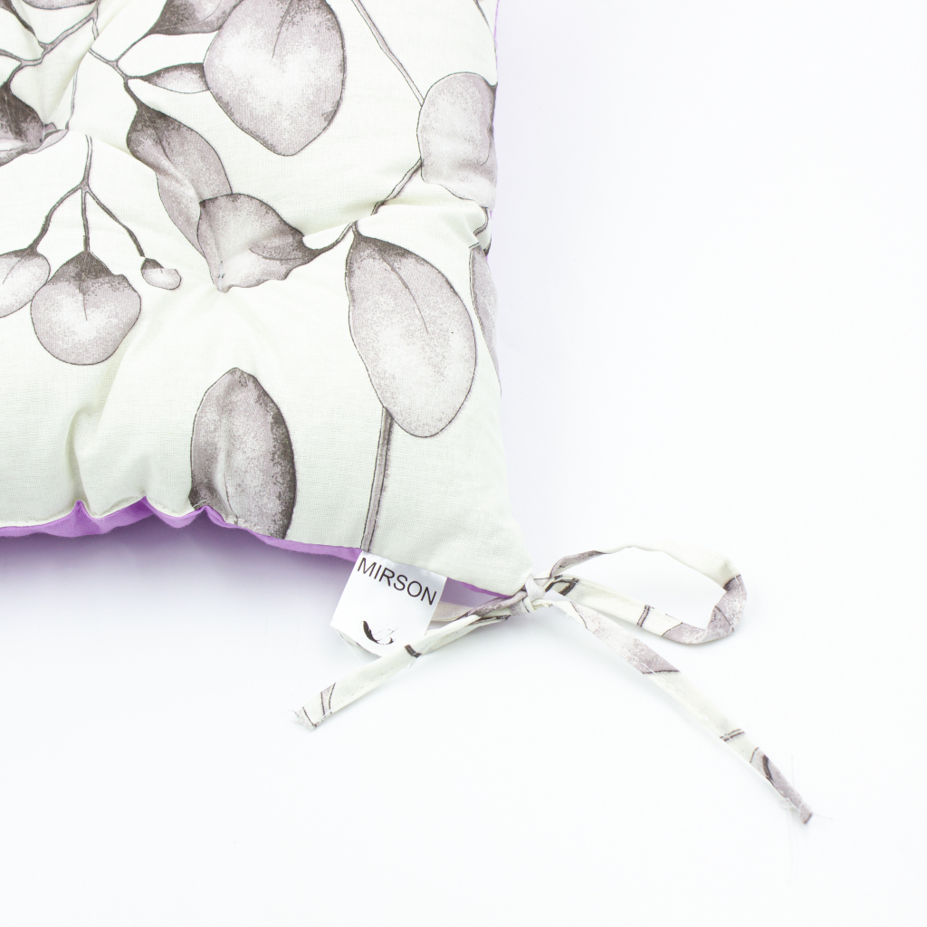 Подушка на стілець MirSon Бязь Принт 17-0546 Yuliana 50x50 см (2200006276951) - зображення 3