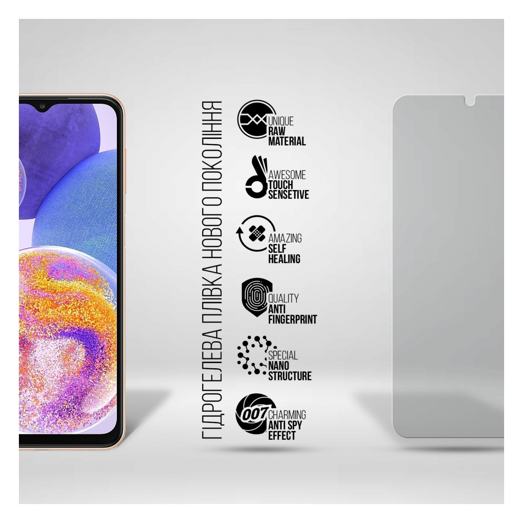 Плівка захисна Armorstandart Anti-spy Samsung A22 4G (A225) / M22 (ARM69748) - зображення 2