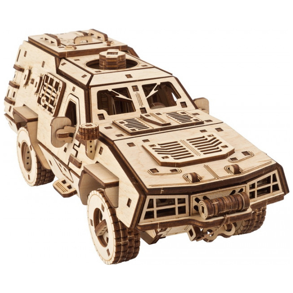 Конструктор Ugears механічний 3D Бойова машина Дозор-Б (70190) - зображення 4