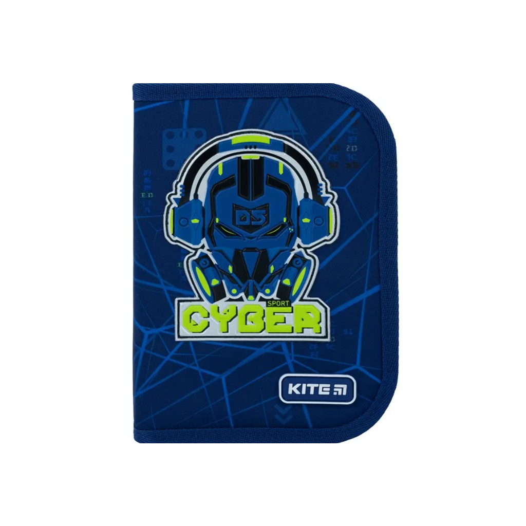 Пенал Kite 622 Cyber з наповненням (K22-622H-8) - зображення 1