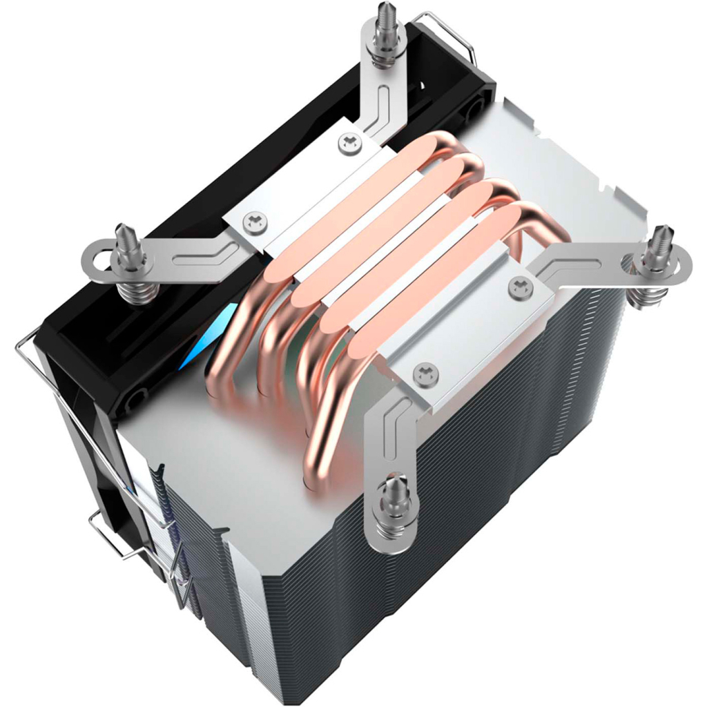 Кулер до процесора Zezzio ZH-C400 V2 ARGB/SRGB Ultra Fan - зображення 3