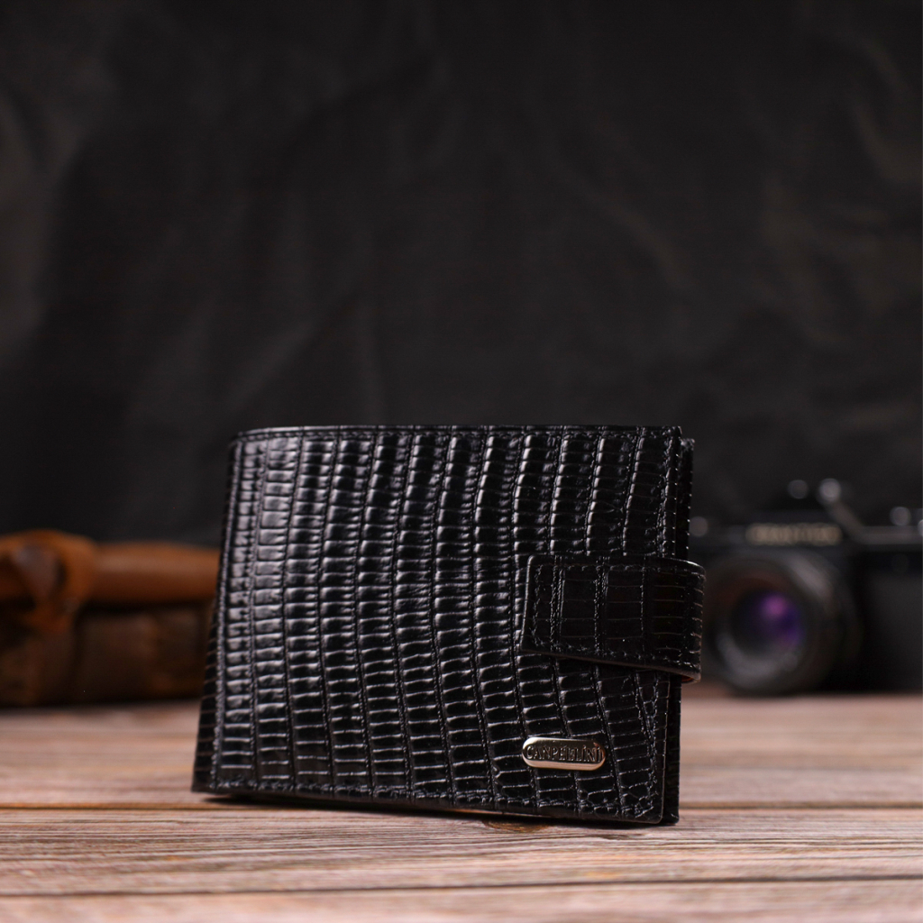 Портмоне Canpellini З натуральної шкіри Чорне (21751) - зображення 8