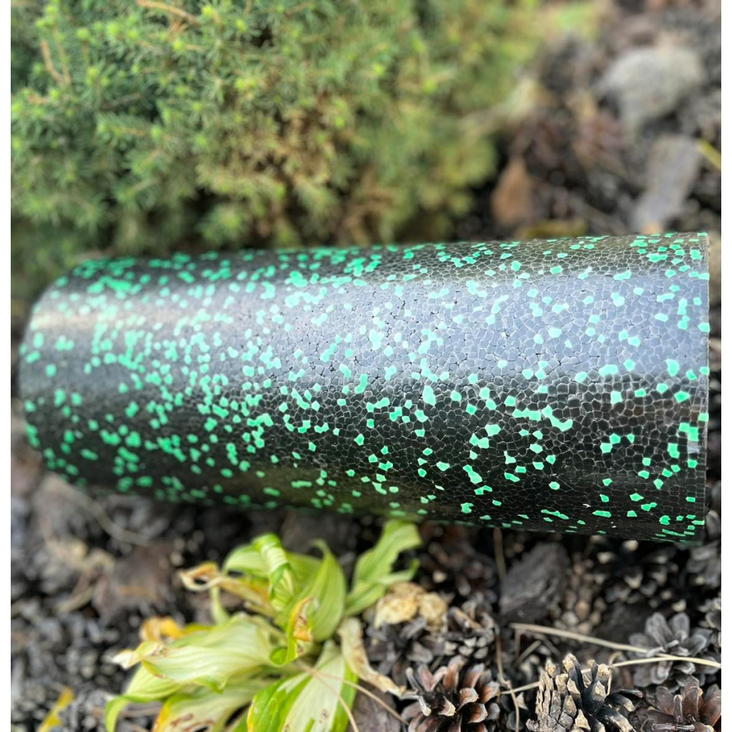 Масажний ролик PowerPlay PP-4348 2 in 1 EPP Foam Roller 33x14см Чорно/Зелений (PP_4348_Green_(33*14)) - зображення 9